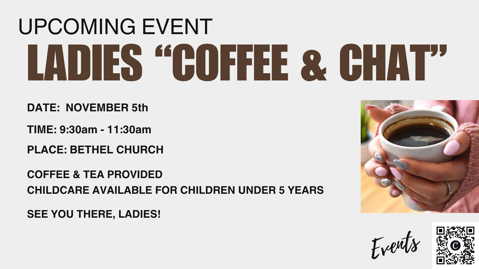 Ladies Coffee &amp; Chat