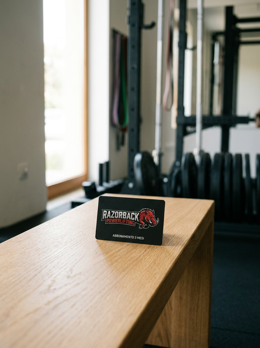 Abbonamento 3 mesi Razorback Powerlifting