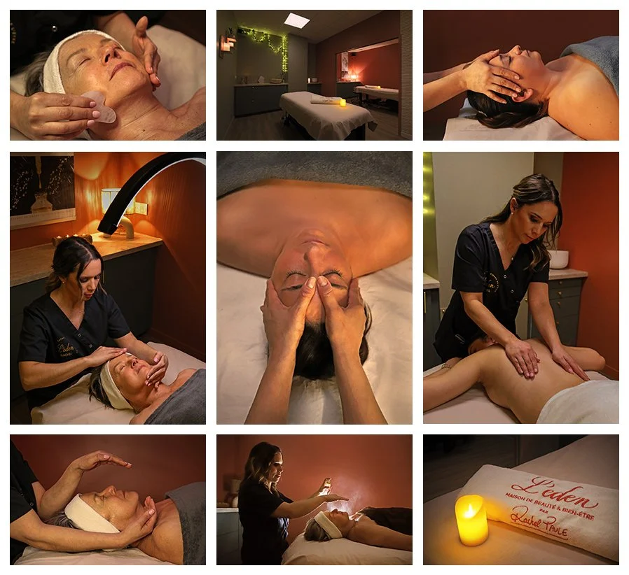 Reportage photographique dans un institut de beauté à Brignais, autour des soins esthétiques et des gestes professionnels de bien-être