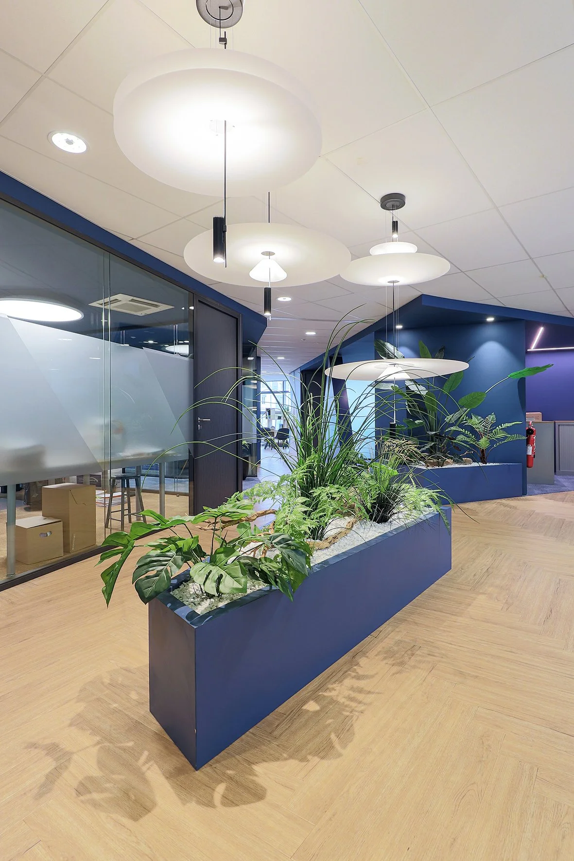 Bureaux contemporains dans un cabinet d'avocats à Lyon