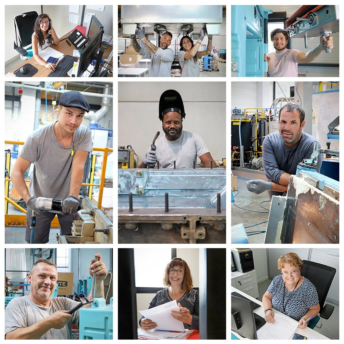 Portraits professionnels des collaborateurs d’une entreprise spécialisée dans les solutions isothermes et la logistique du froid à Roche-la-Molière