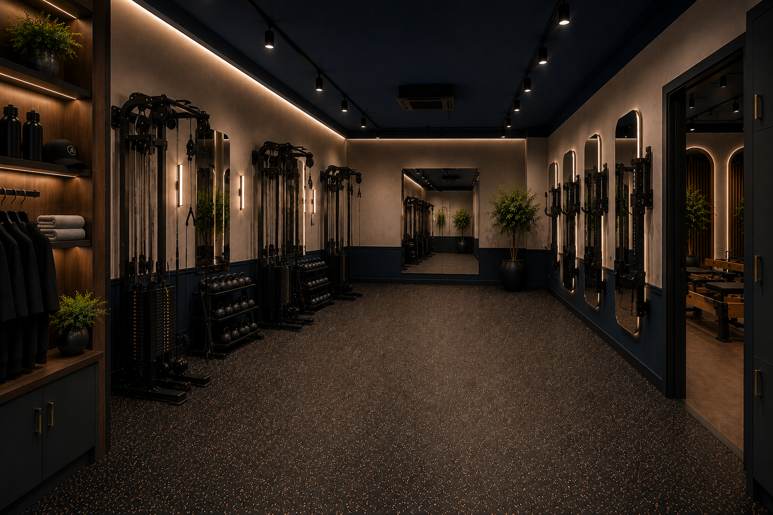 Strength Studio | Strength Training | Images shown are for design inspiration and visualization purposes only.