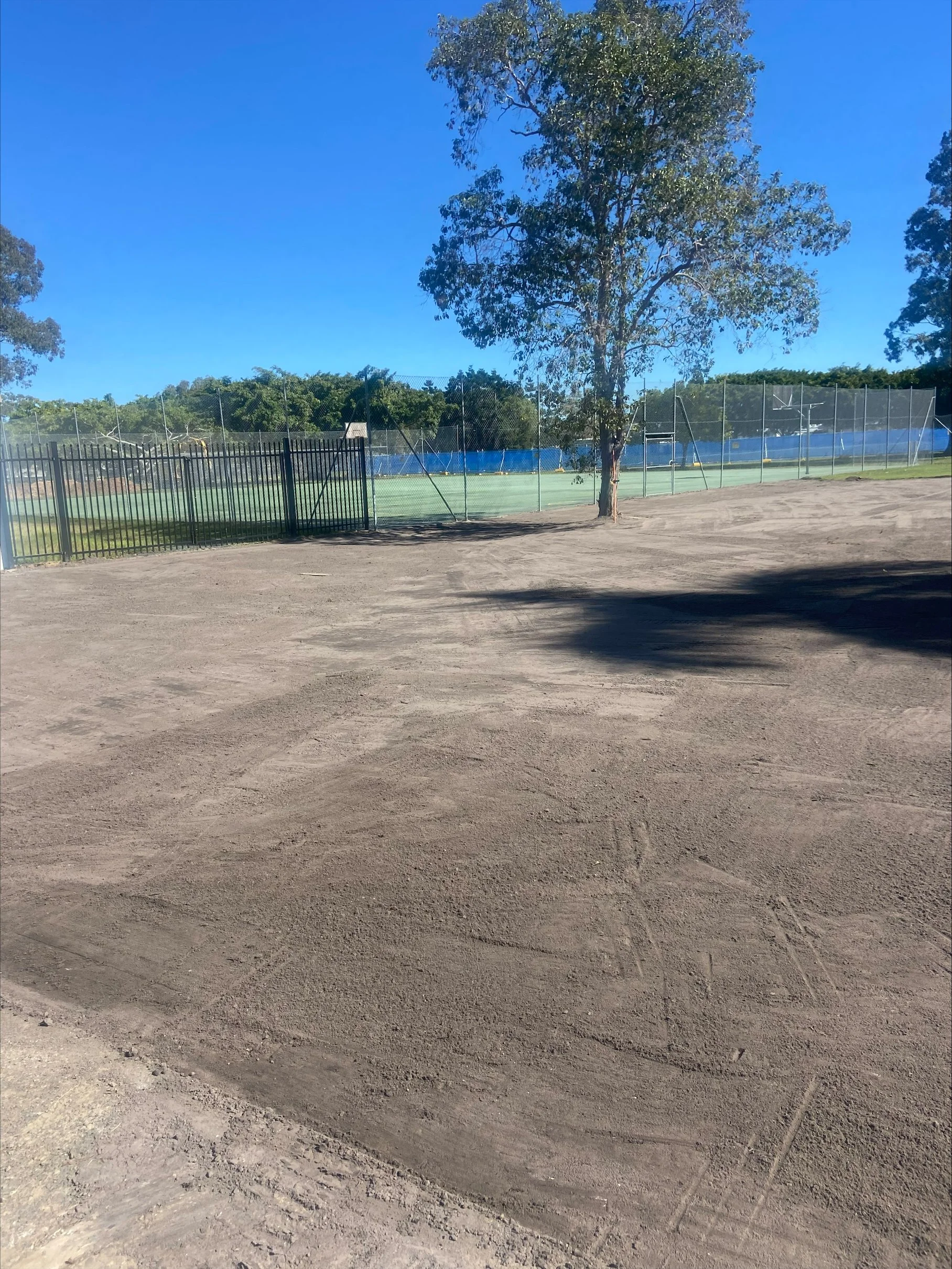 site preparation for artificial turf install