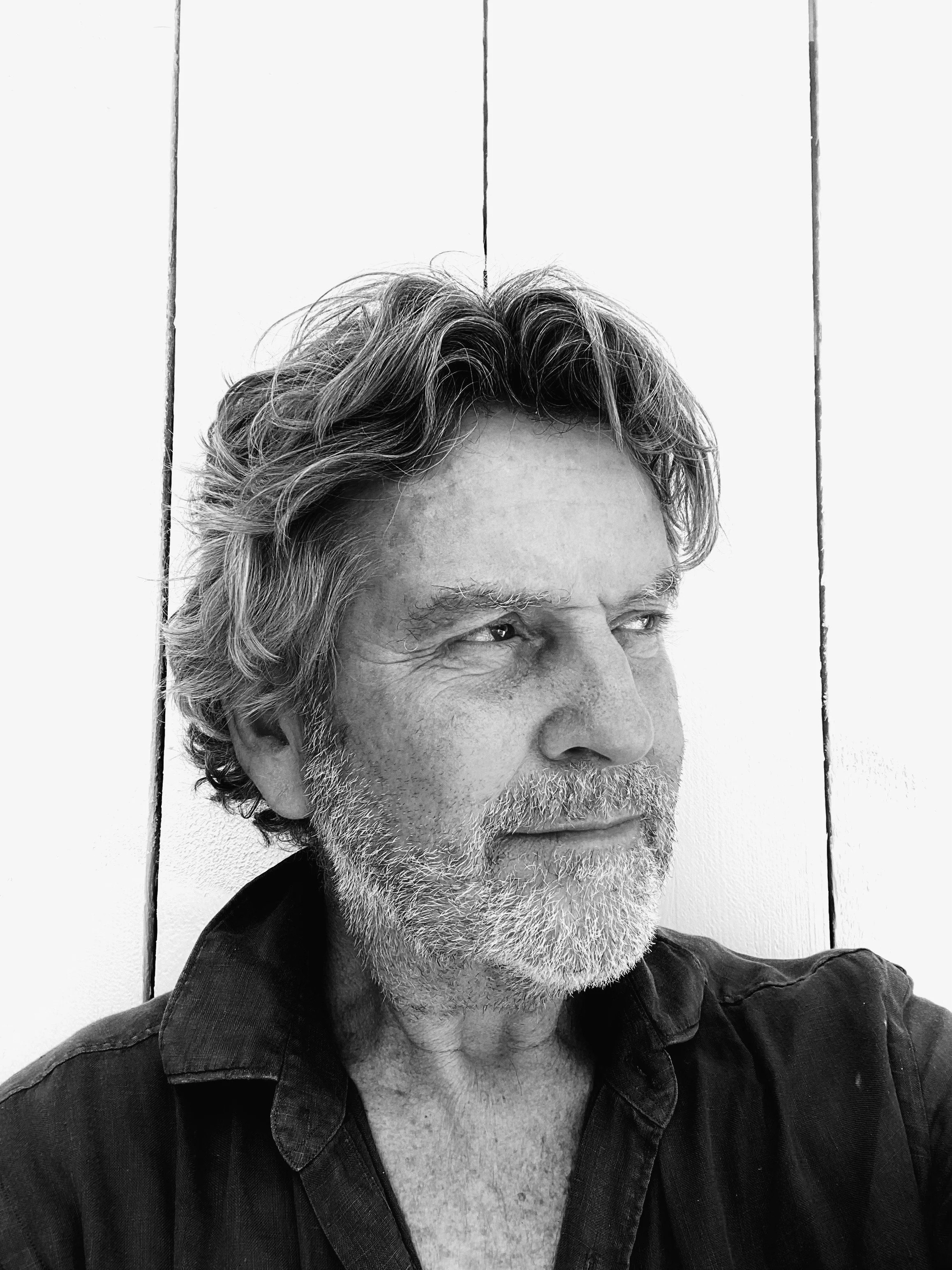 Black-and-white portrait of author Paul A.J. Arts.