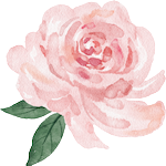 the Rosie Behavior illustrated pink rose logo