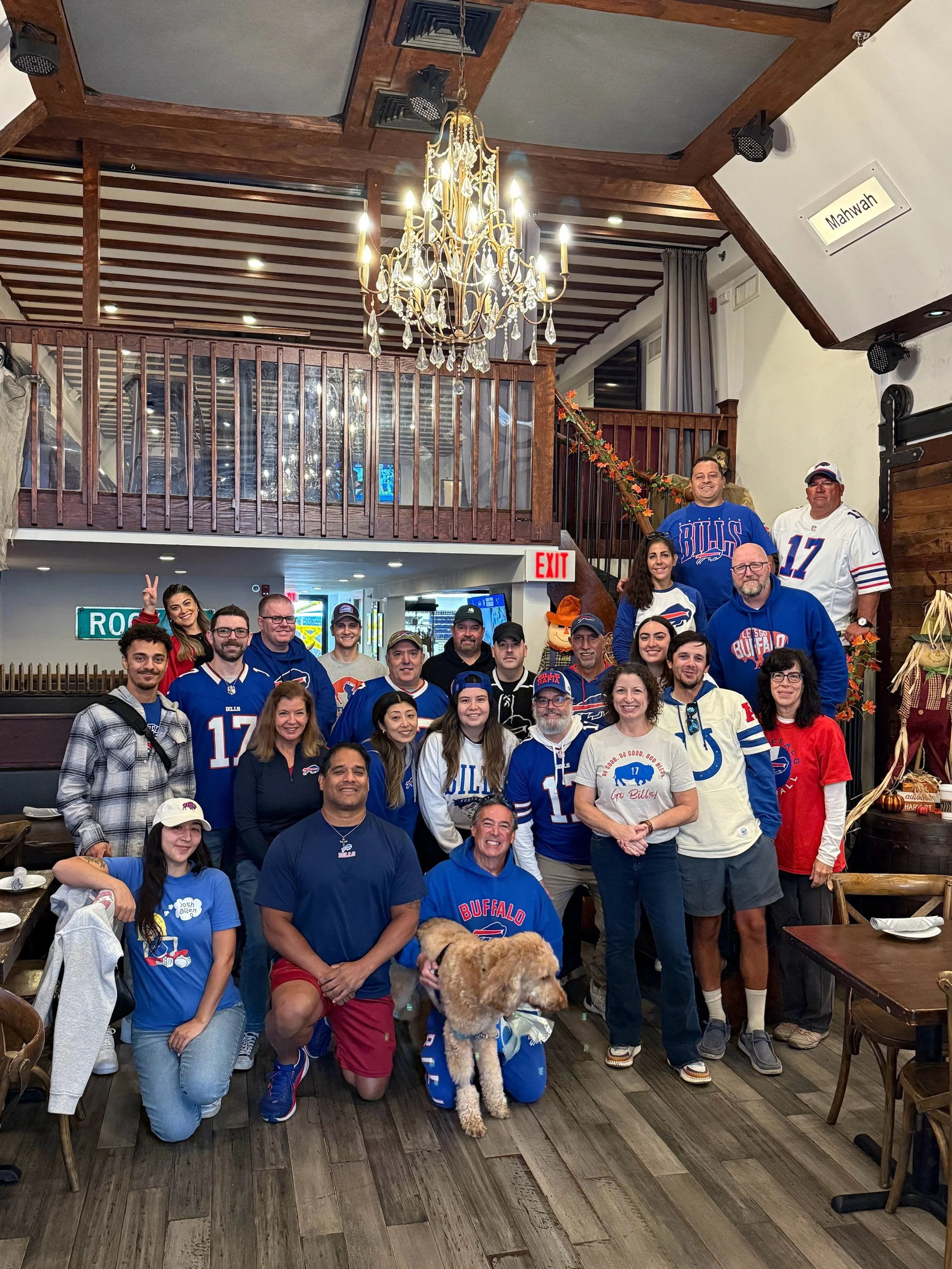 The Bills may not have gotten the W on Sunday, but we certainly walked away feeling like winners ❤️💙🦬

Before kickoff, some of our dear NJBB members proudly teamed up with @tabletotable to rescue &amp; deliver food to organizations in need. 

Givin