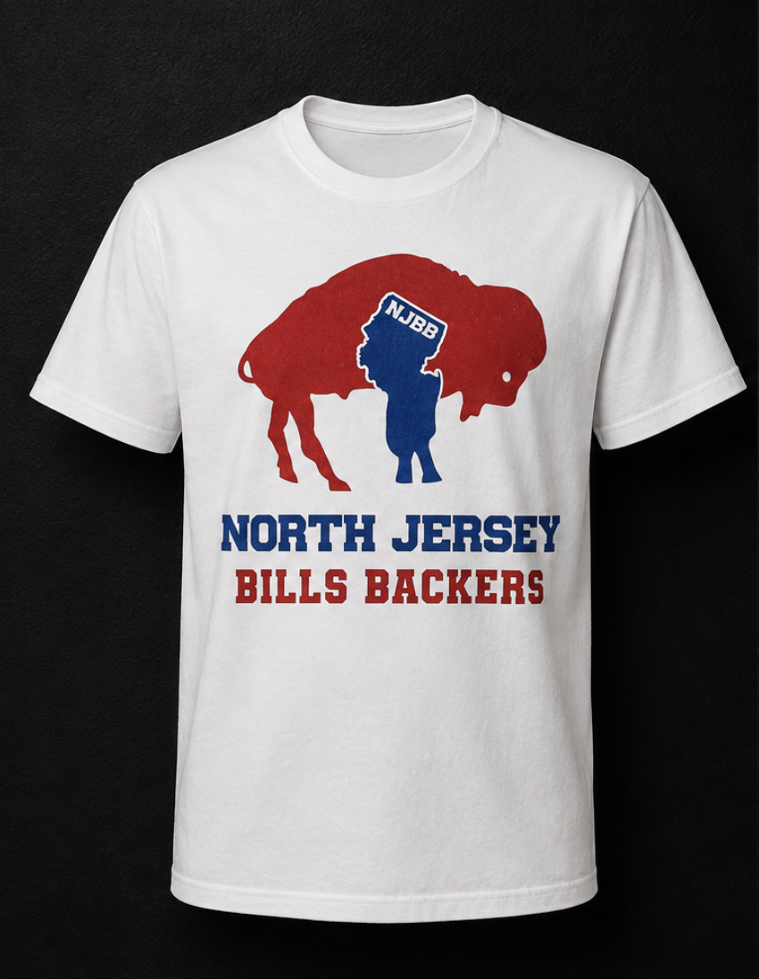 Official North Jersey Bills Backers Unisex Tshirt