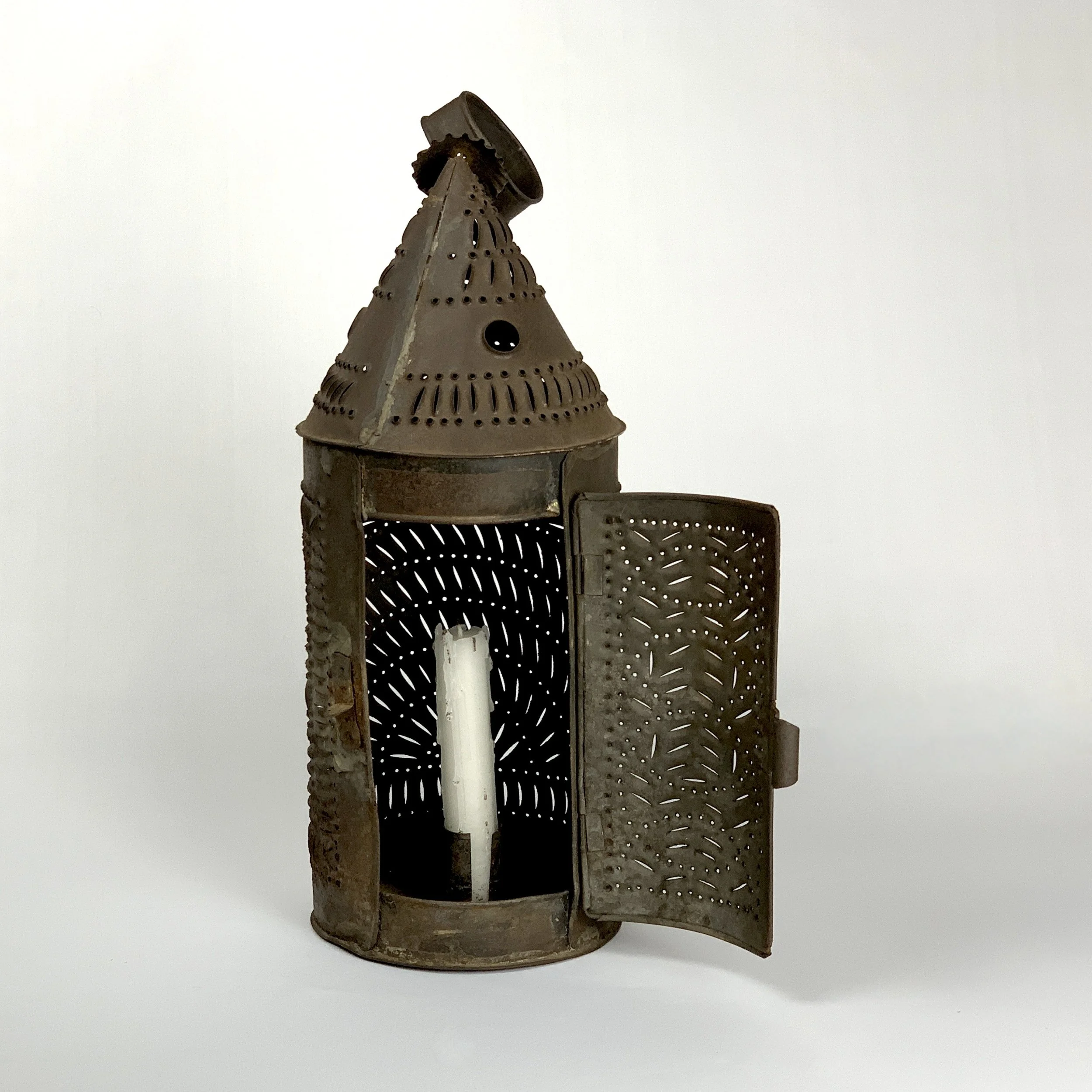 Pierced Tin Lantern