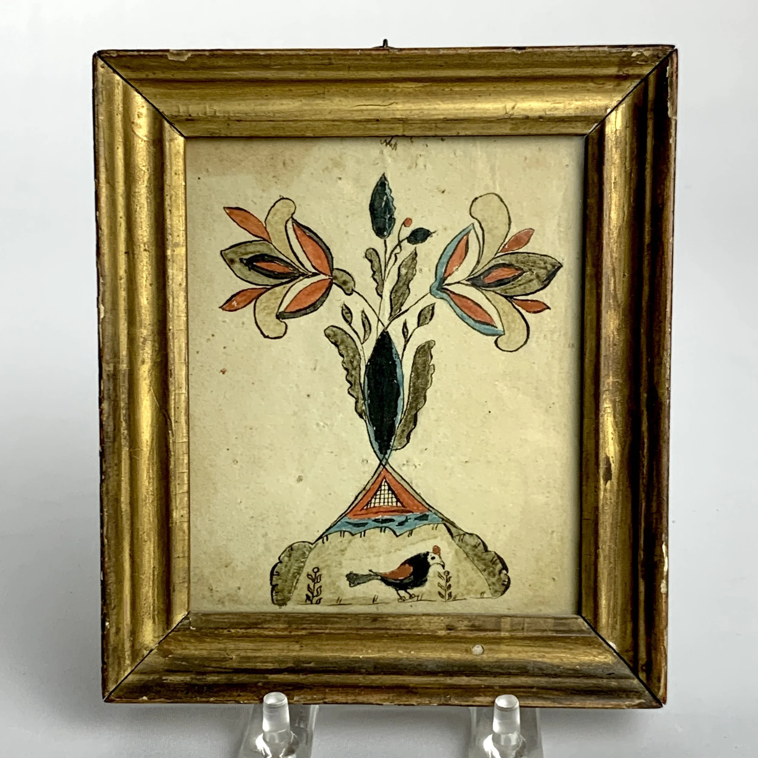 Tulip & Bird Fraktur