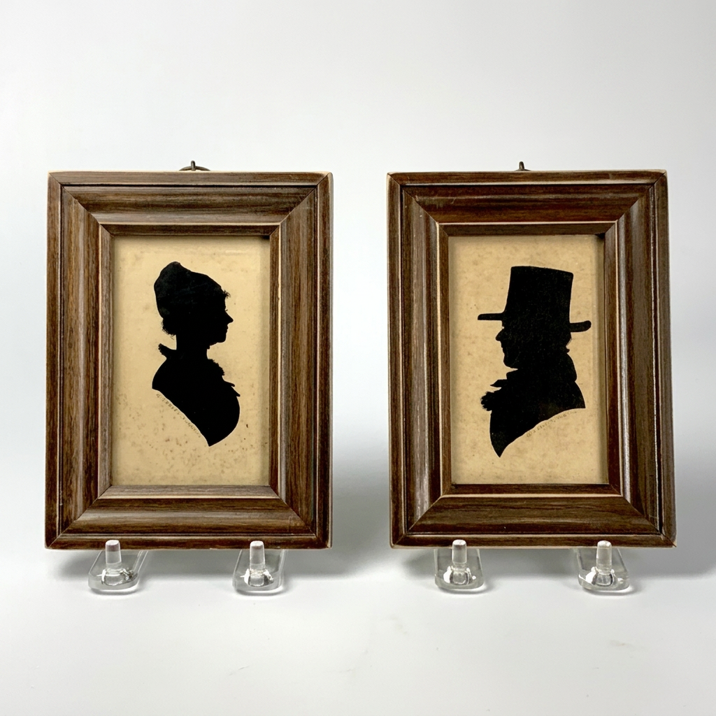 Pair Boston Silhouettes