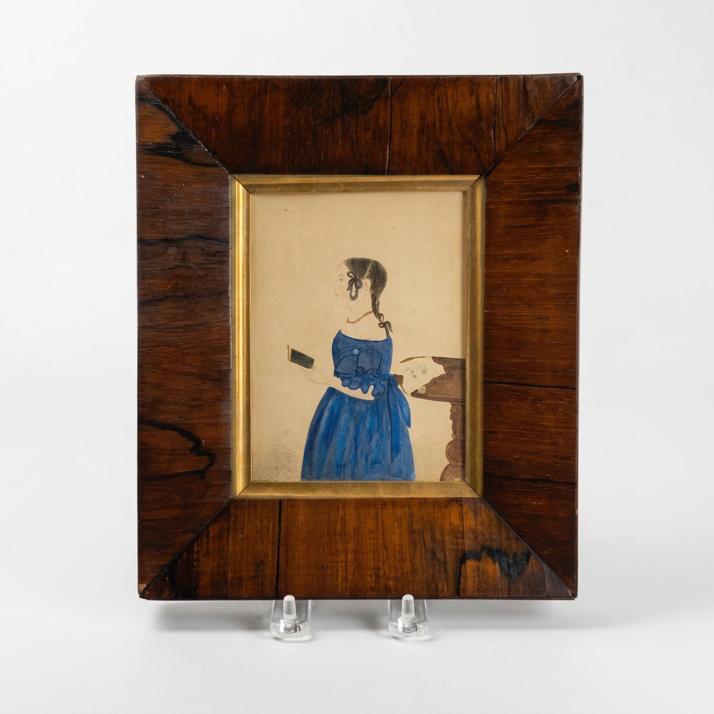 The Girl in the Blue Dress