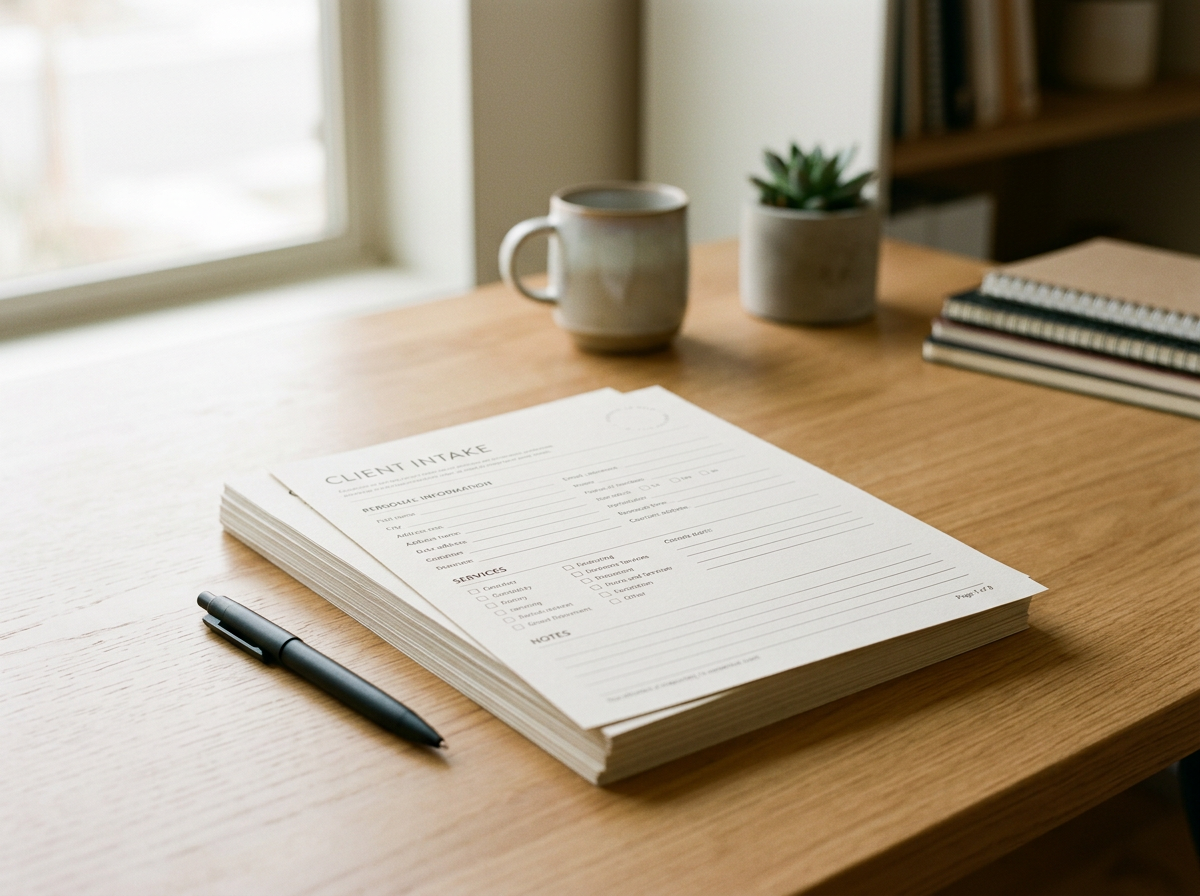Custom Client Intake Forms