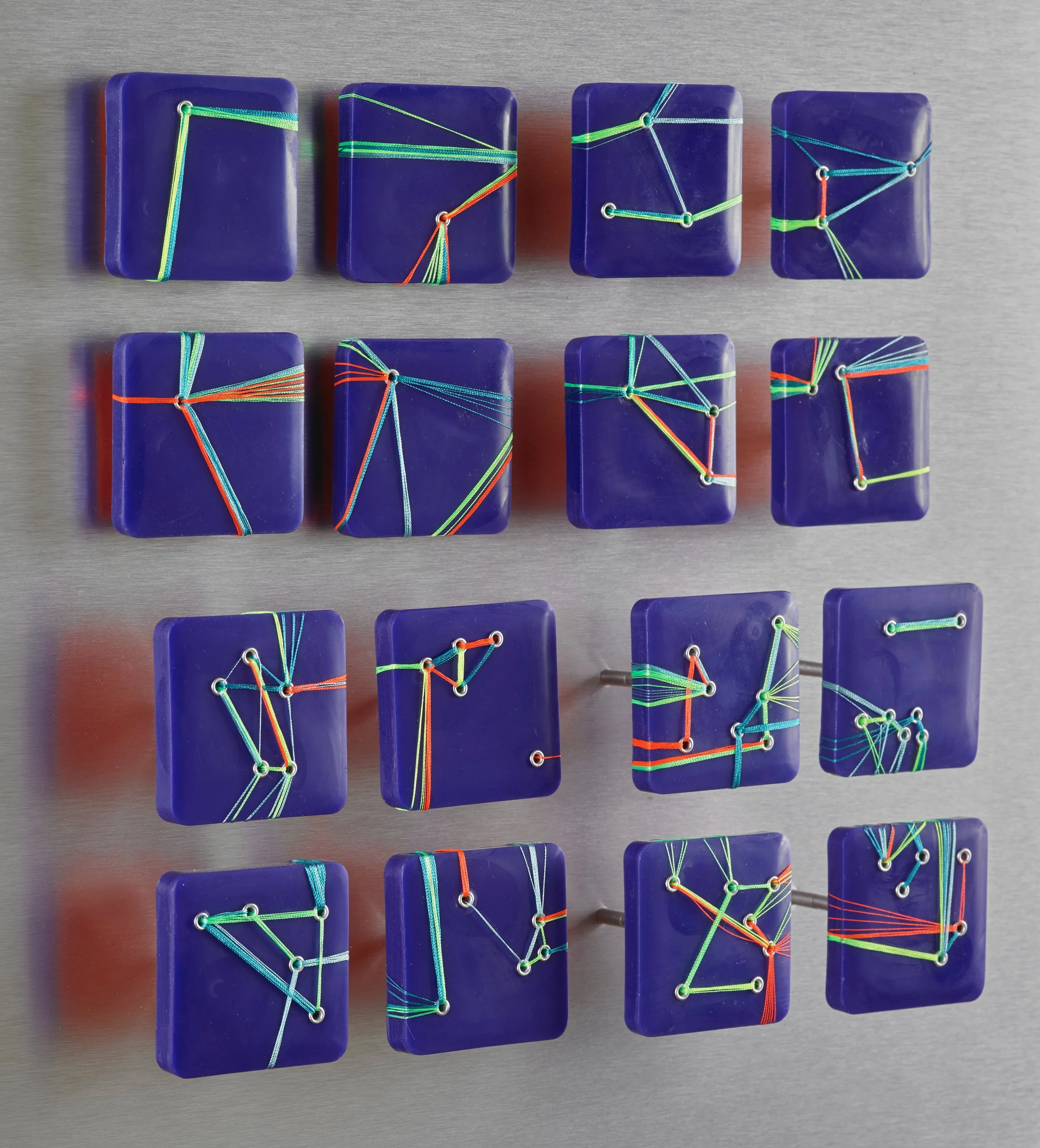detail, 'Line Improvisation in Citrus'