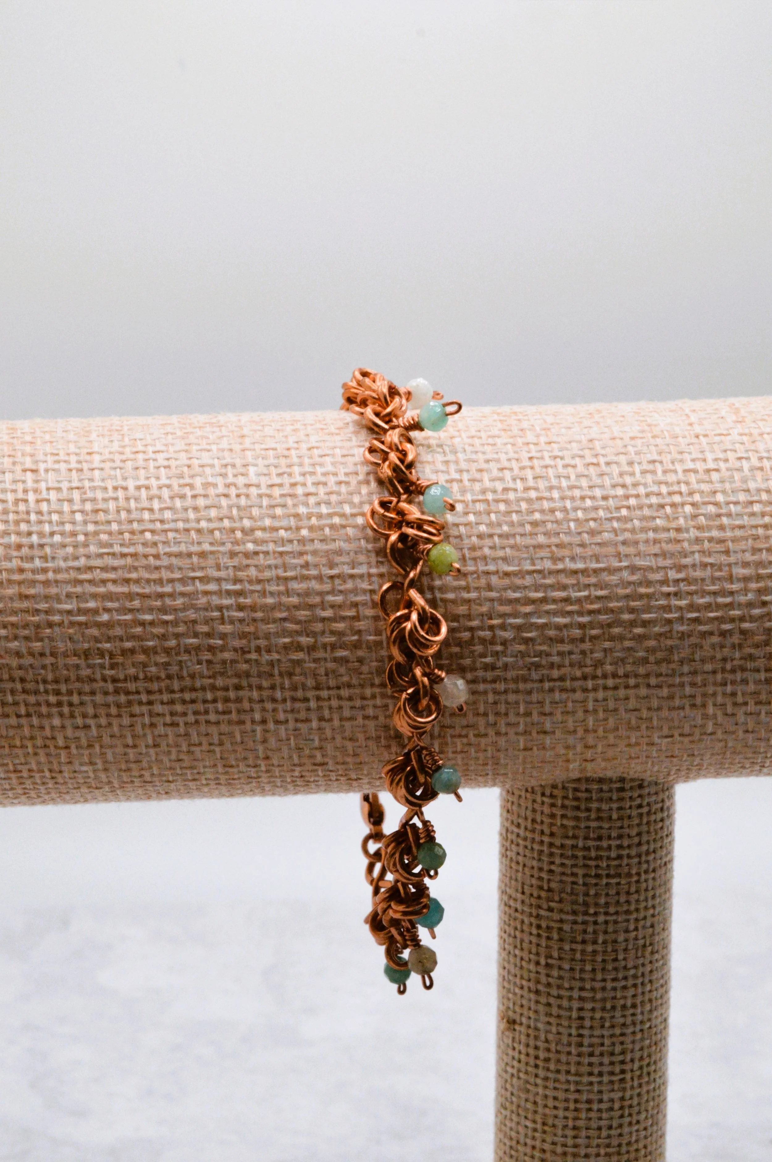 Lynx — Chainmail & Amazonite Bracelet