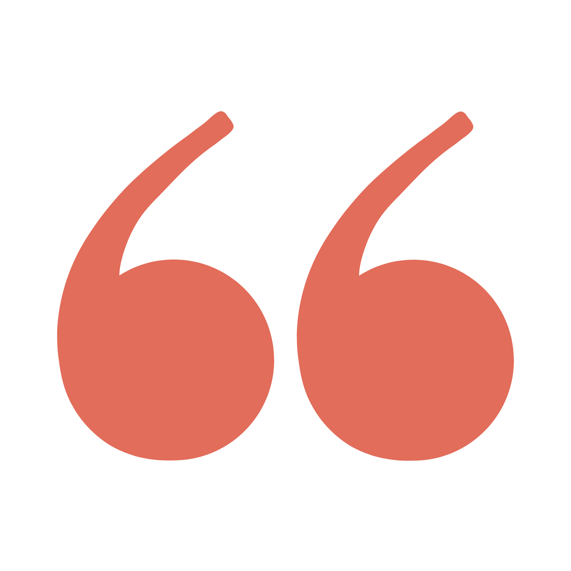 Open quotation marks