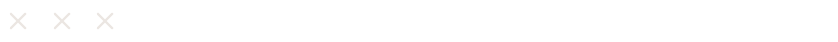 A black background with three white X marks.