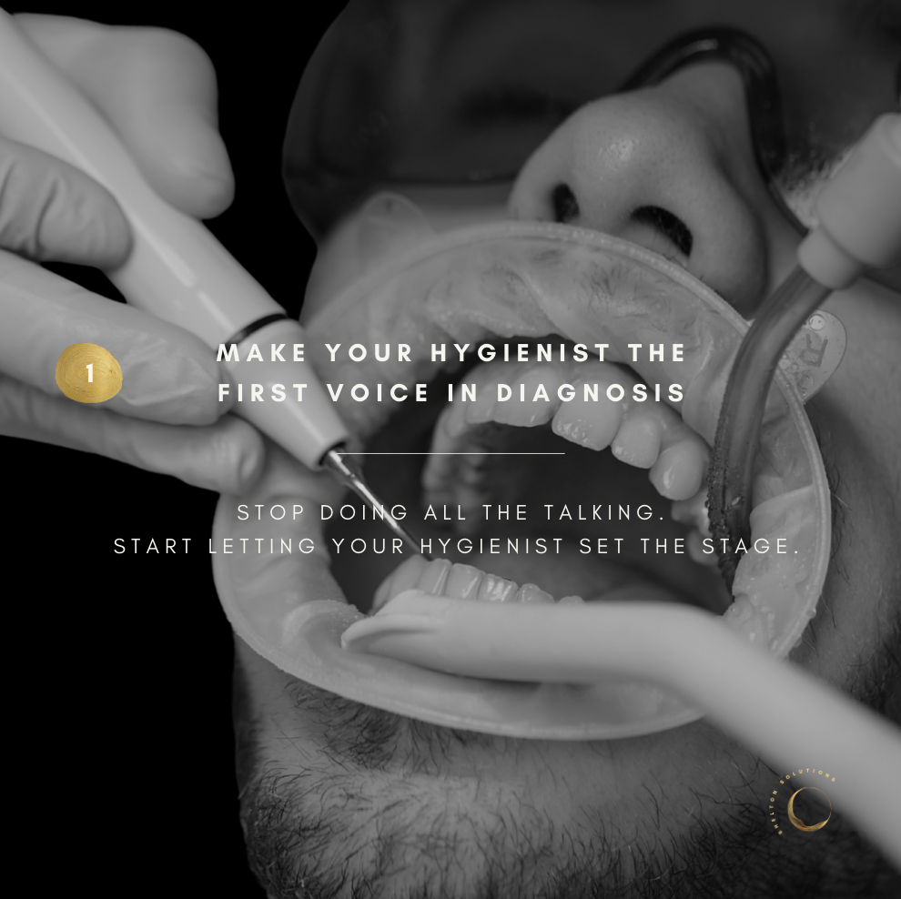 Close-up of a person receiving dental treatment, with a dentist using dental tools on the patient's mouth, black and white photo.
