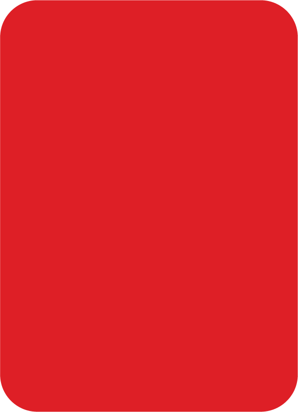 Un bloque rectangular en rojo.