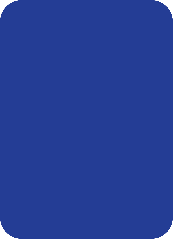 Un bloque rectangular en azul oscuro.
