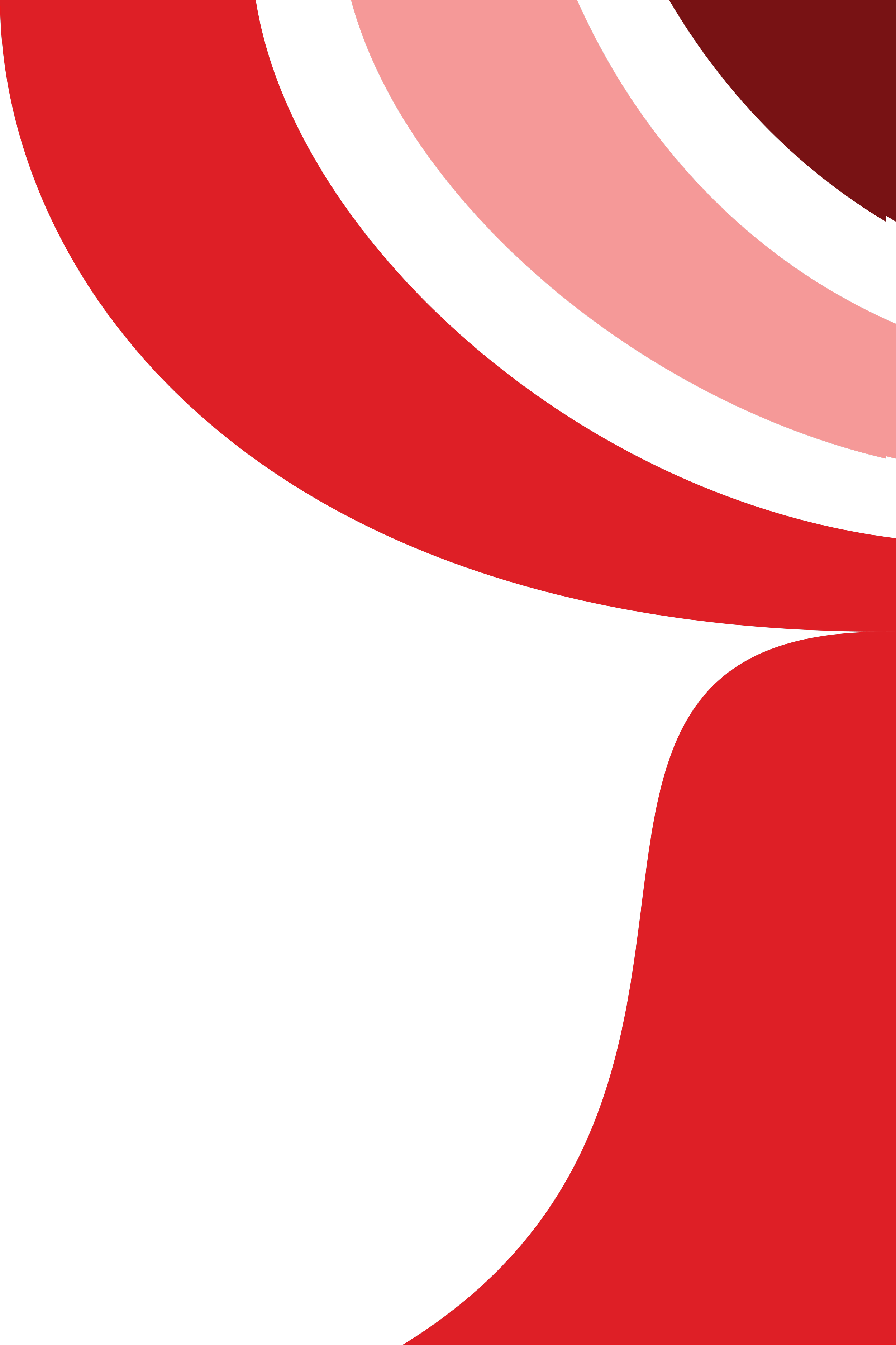 Diseño abstracto con curvas en colores rojo, rosa y negro.