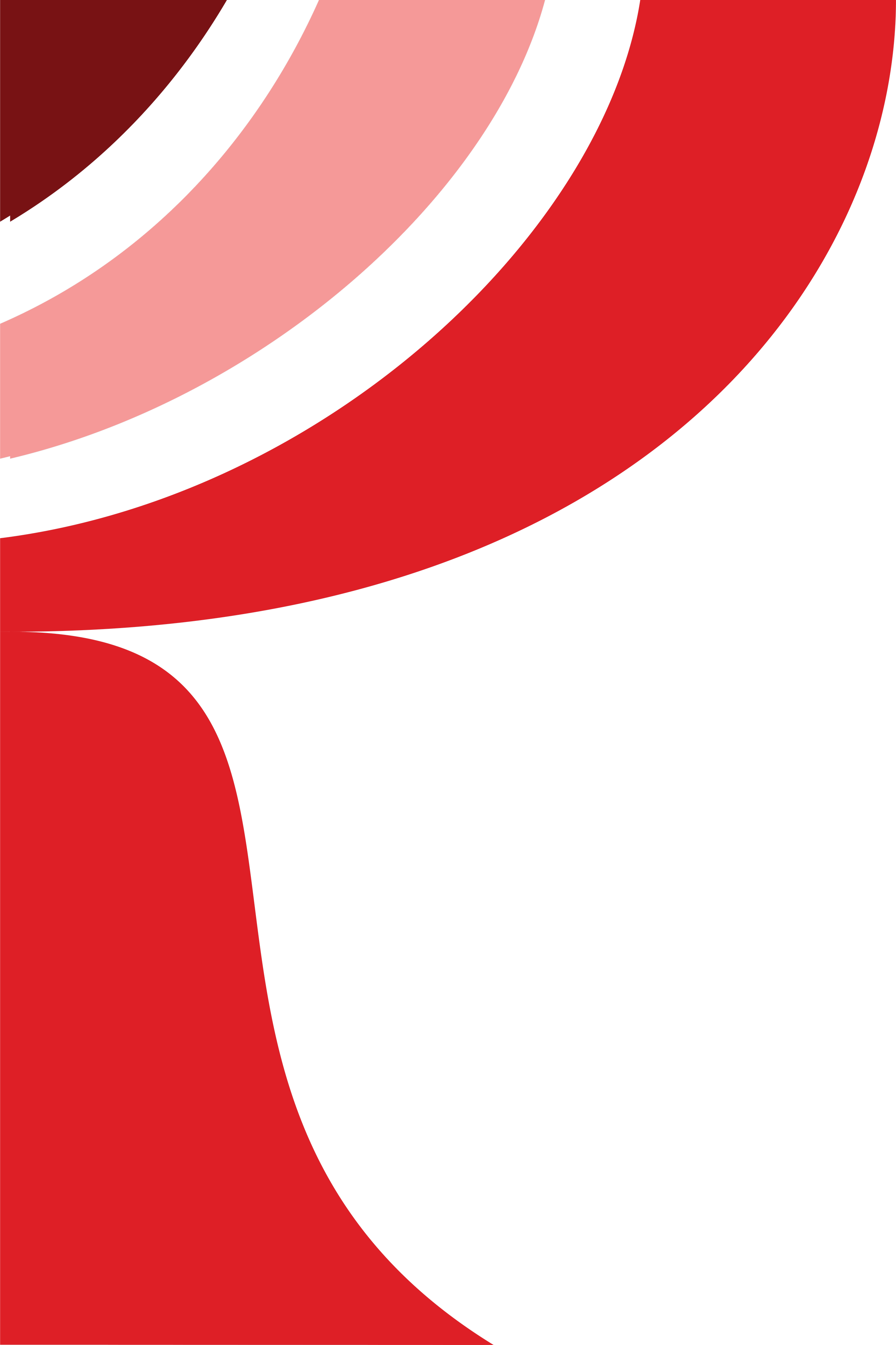 Diseño abstracto con curvas en tonos rojos, negros y rosados.