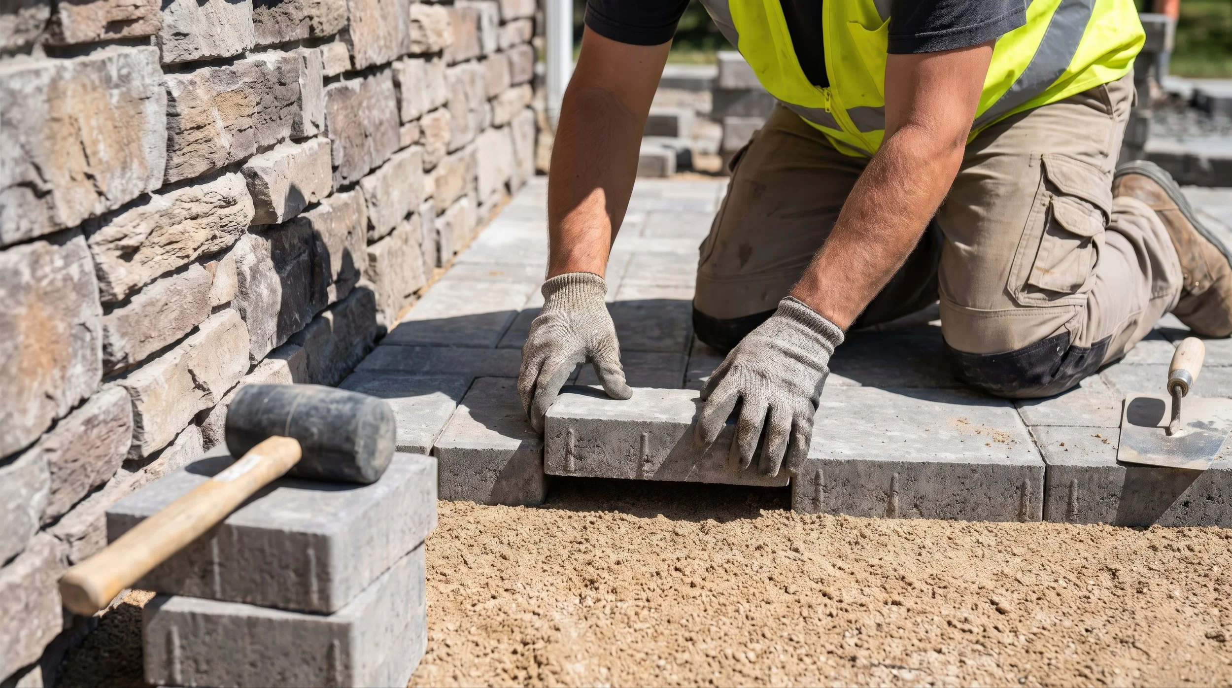 commercial hardscape contractor Clinton, MS