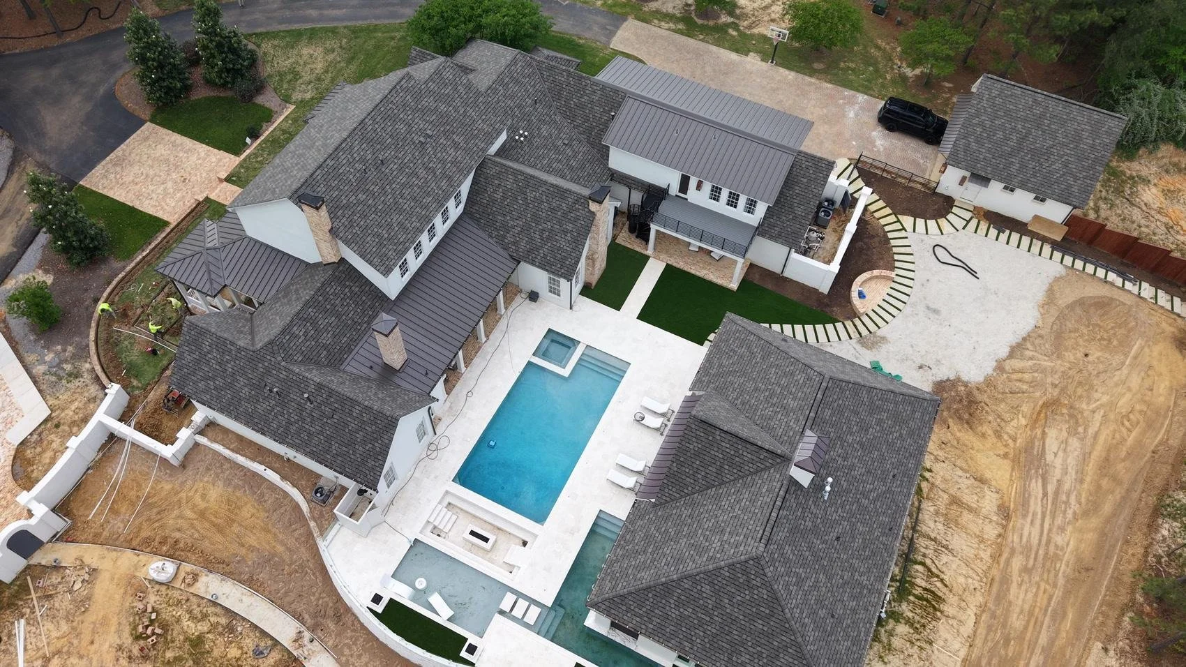Elegant patio and walkway installation with seamless outdoor transition in Roswell, GA
