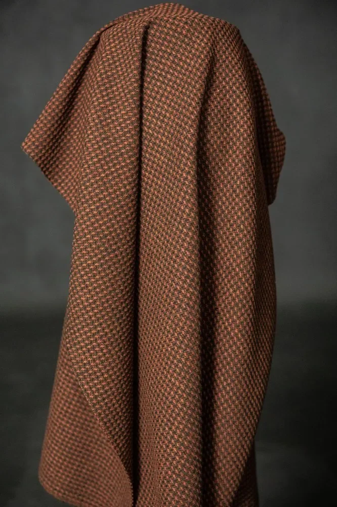 Merchant and Mills PINK PEPPERCORN TEXTURED WOOL COATING