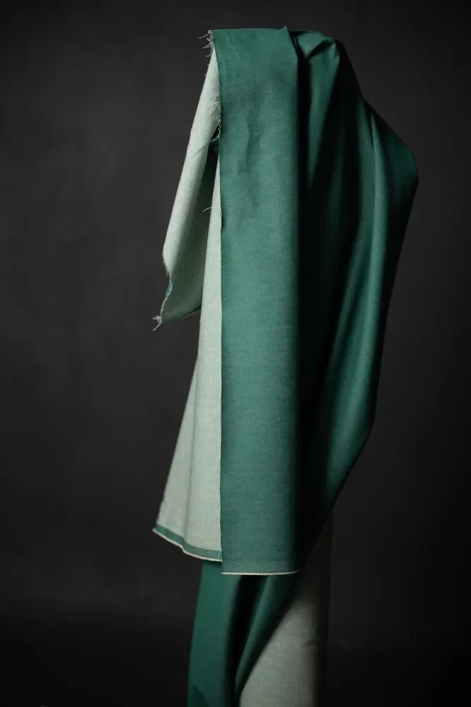 Merchant and Mills JADE GREEN ORGANIC DENIM 10oz