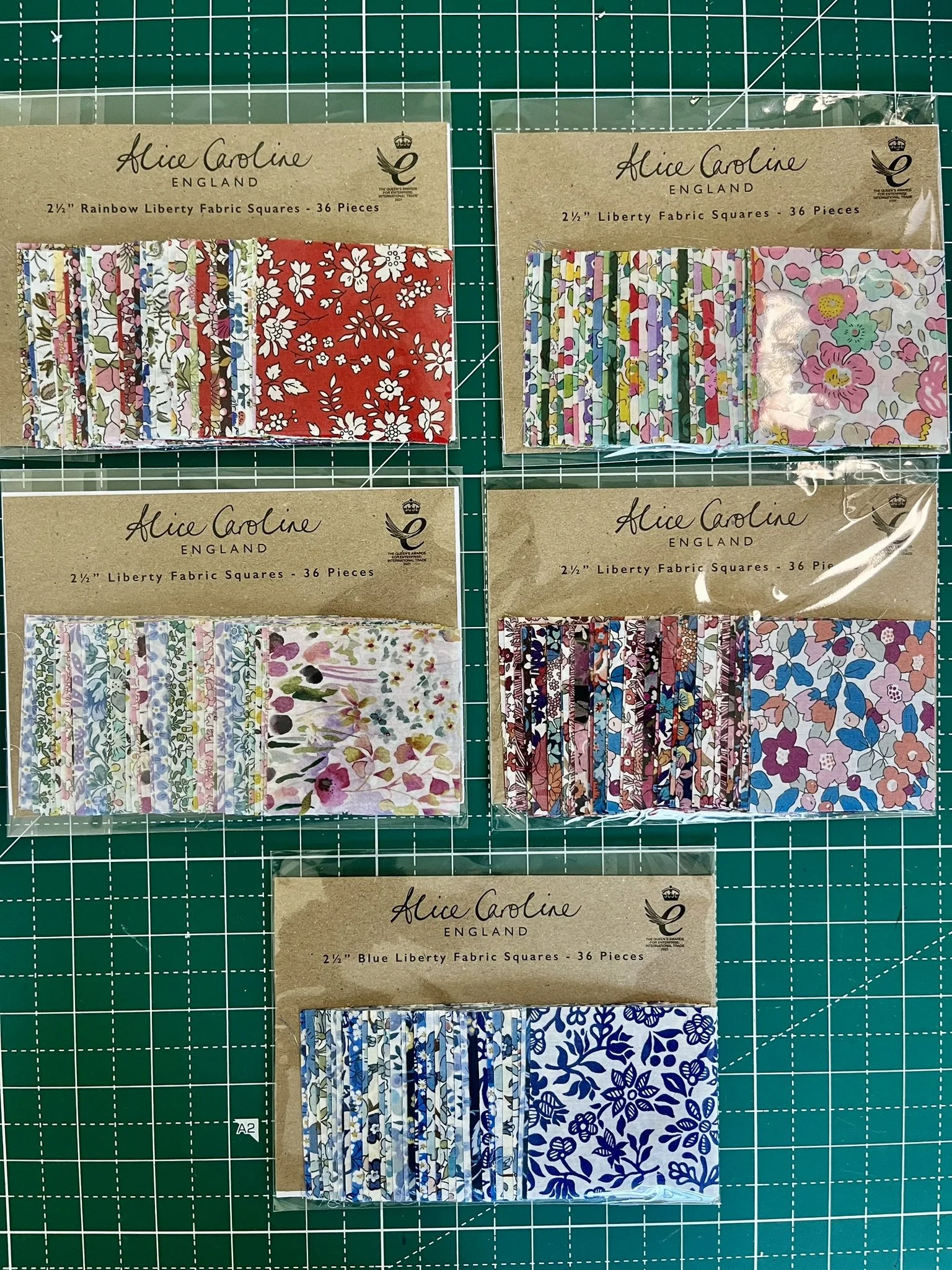 Alice Caroline LIBERTY FABRIC 2 1/2" SQUARES PACK