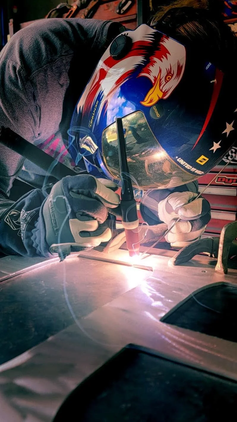 Precision welding for aluminum, stainless, and mild steel projects, ensuring durability and quality