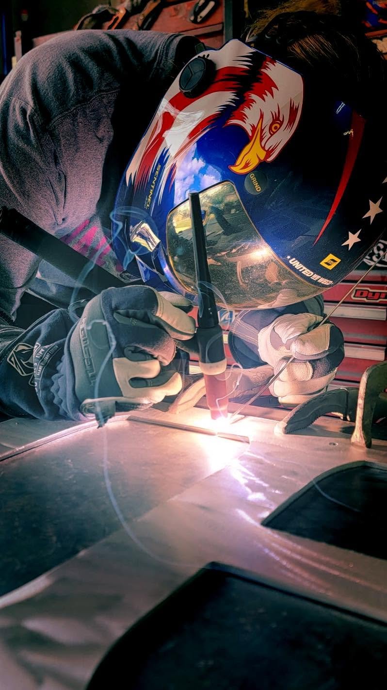 Precision welding for aluminum, stainless, and mild steel projects, ensuring durability and quality