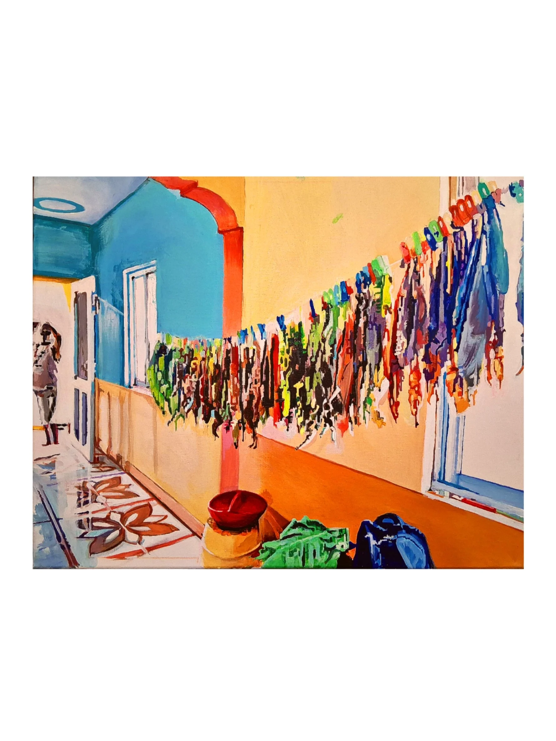 Drying Tobacco in Rainbow Sunshine