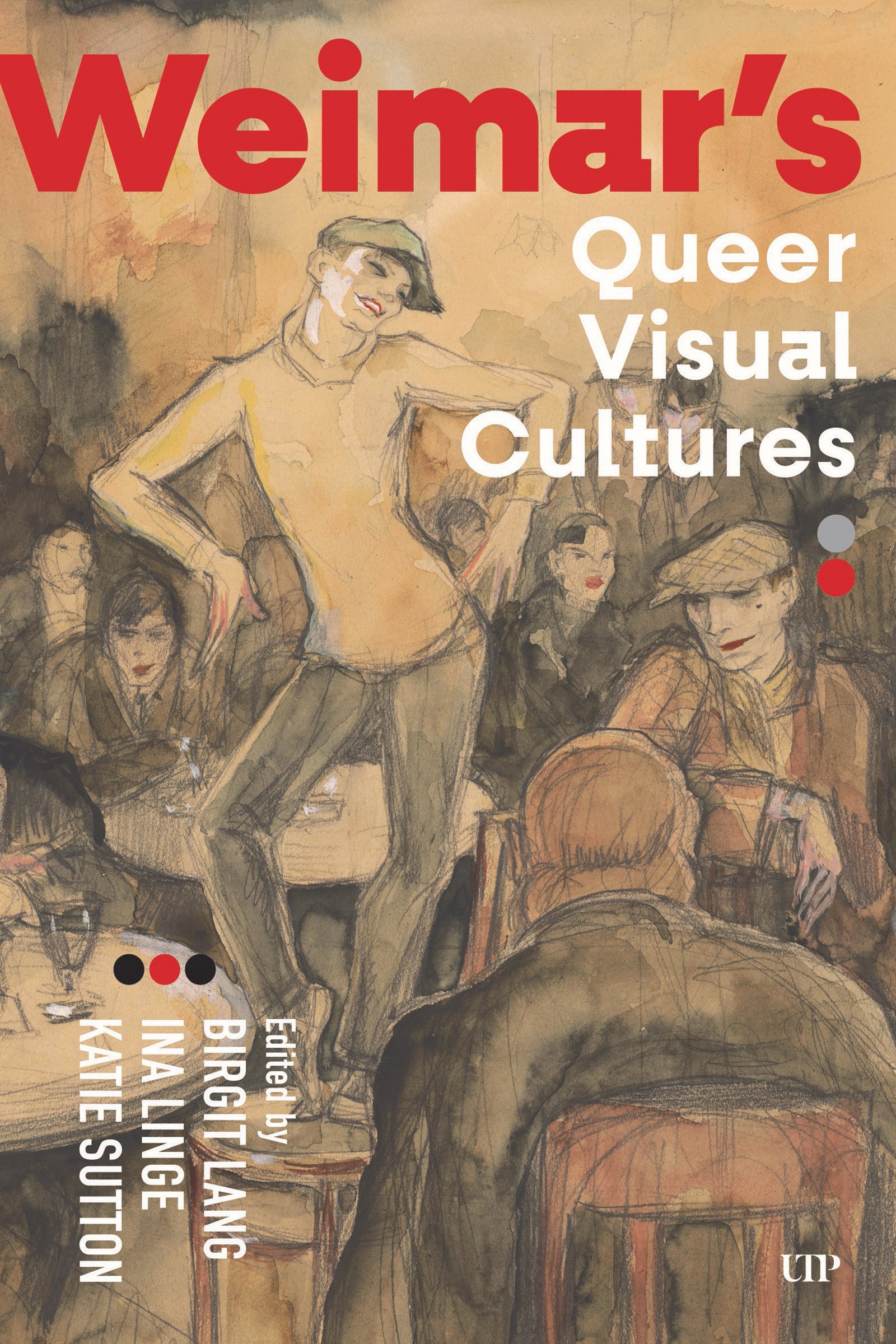Artwork featuring multiple women, including one standing confidently in the foreground with her hand on her hip, and other women sitting or standing behind her, in a watercolor style with warm tones and casual clothing.