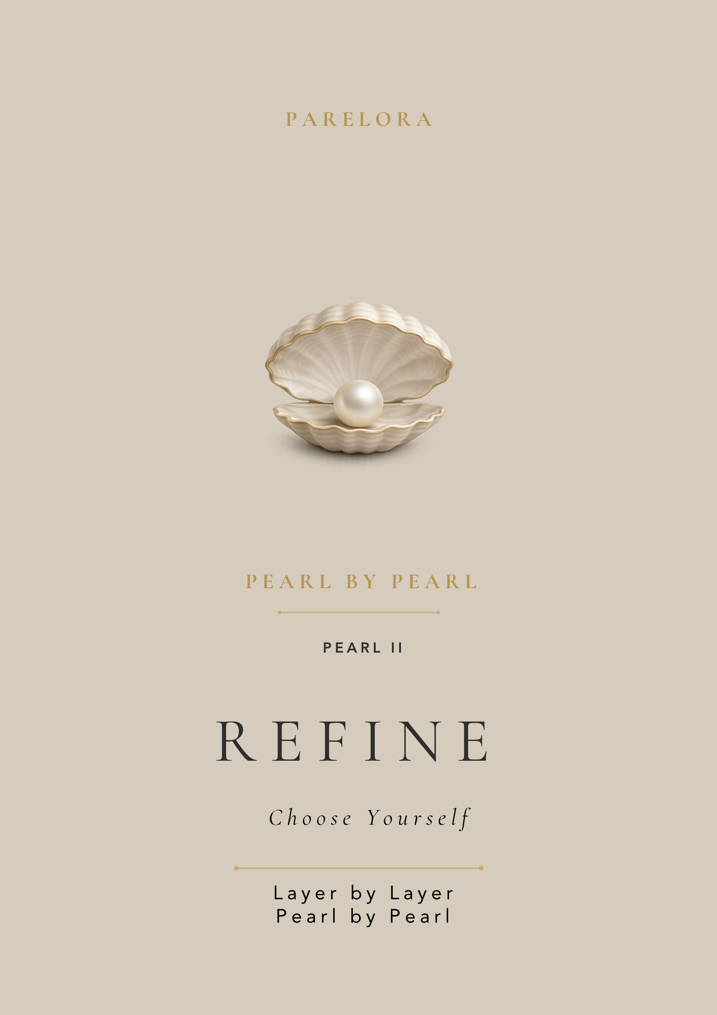 Parelora Pearl II Refine journal for strengthening personal standards, beliefs and patterns.