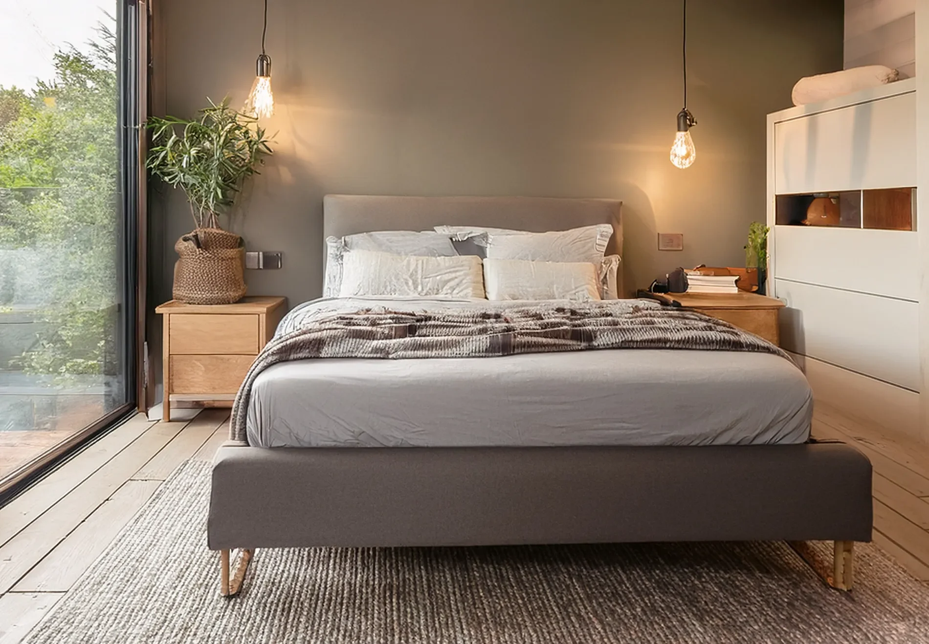 Design of a bedroom of a ADU dwelling.