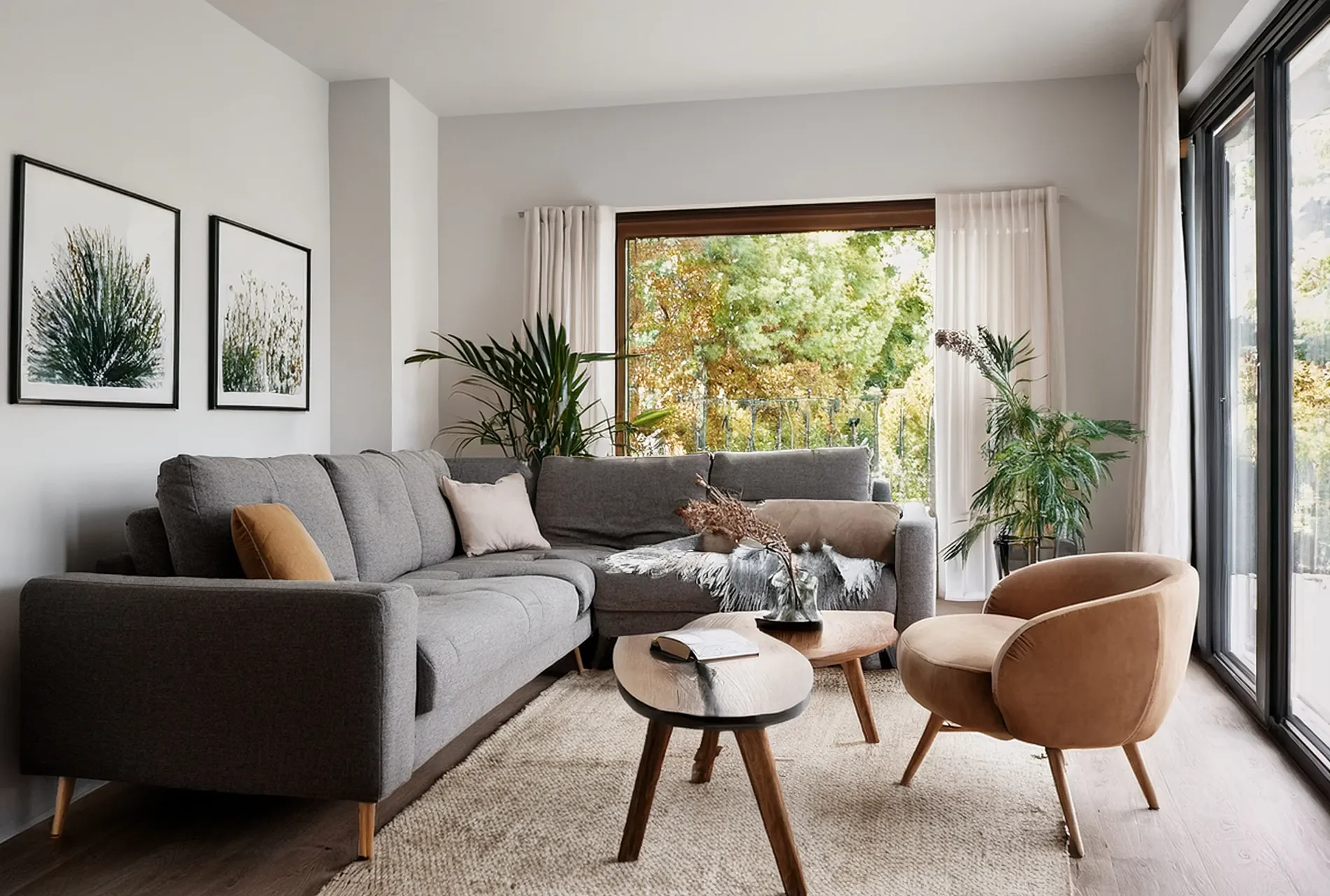 A simple small ADU living space that works for everyone.