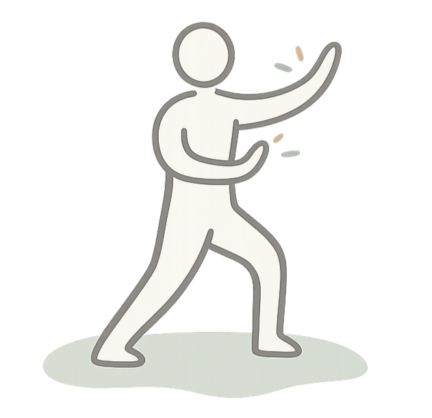 Illustration representing Qigong and therapeutic movement