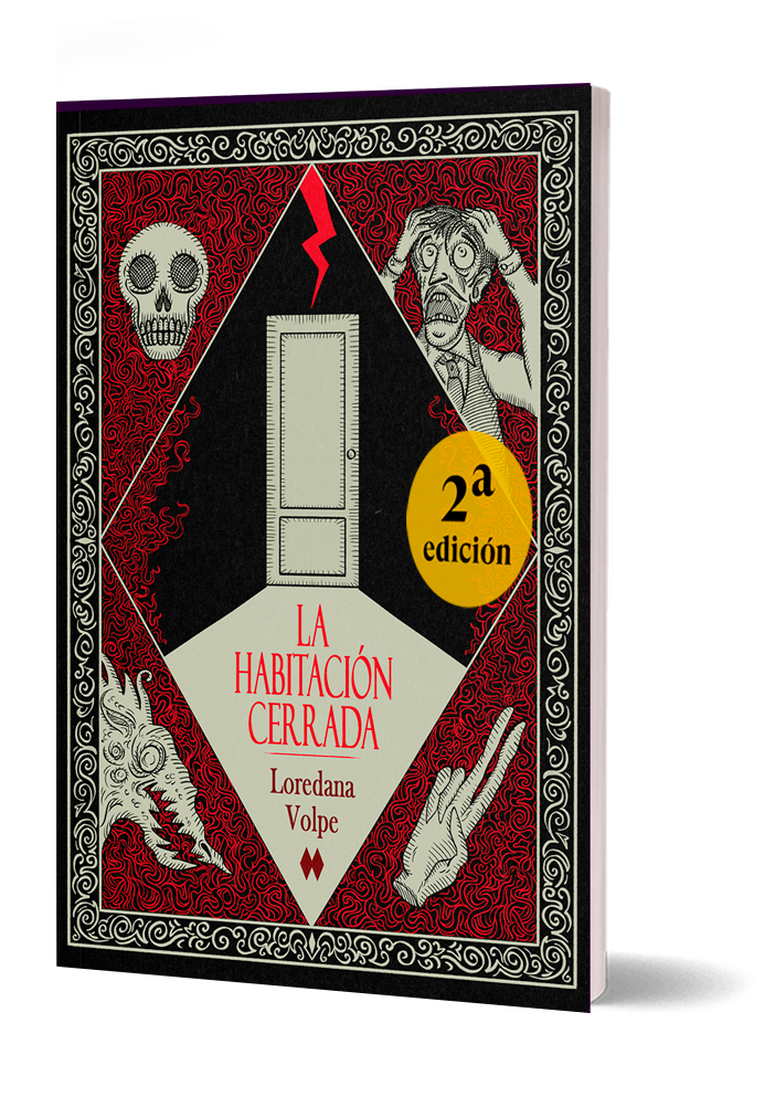 Portada de La habitación cerrada, de la autora Loredana Volpe, segunda edición.
