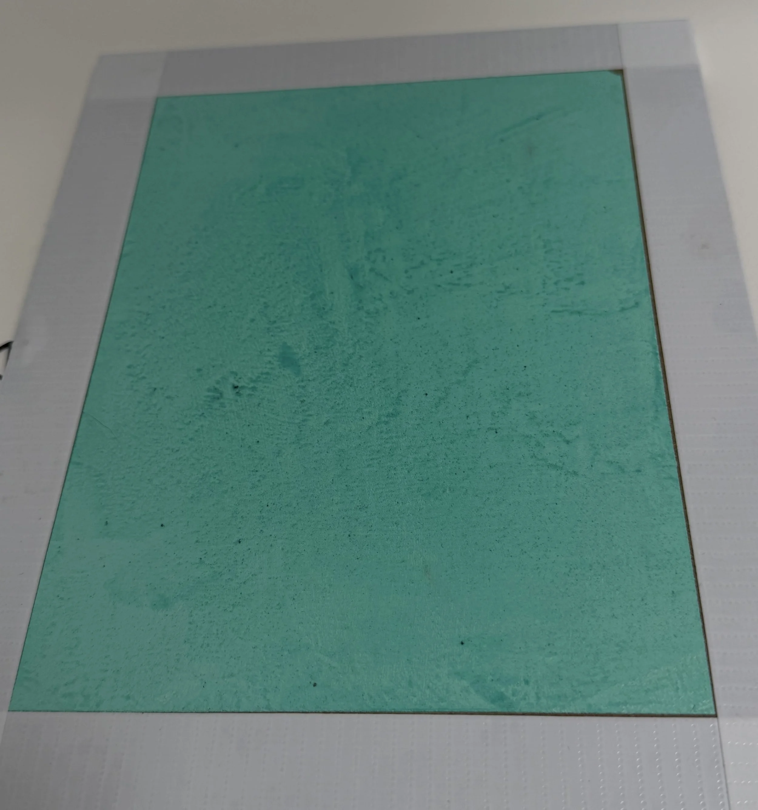 Jade Mist physical Venetian plaster sample.