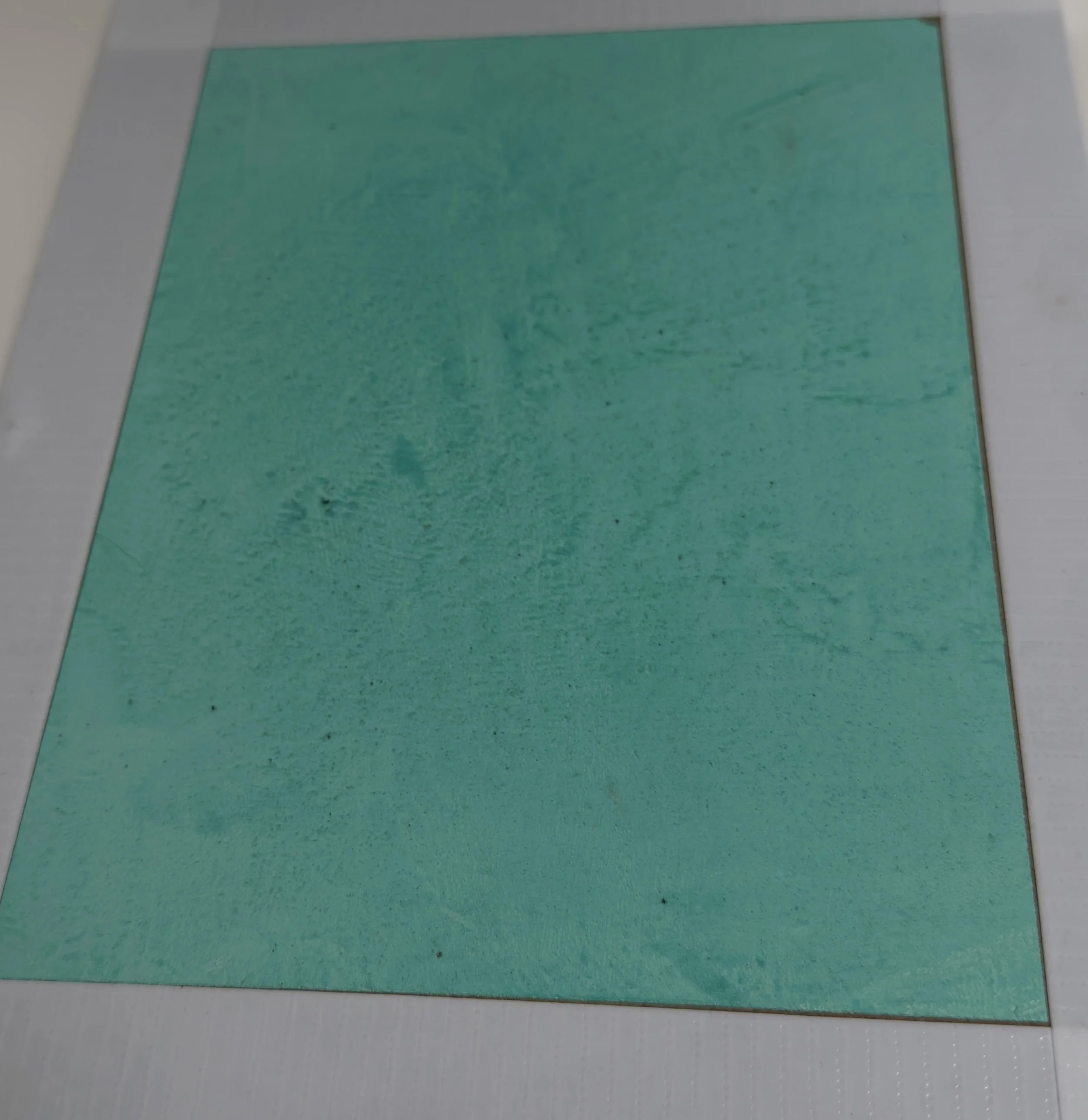 Jade Mist physical Venetian plaster sample.