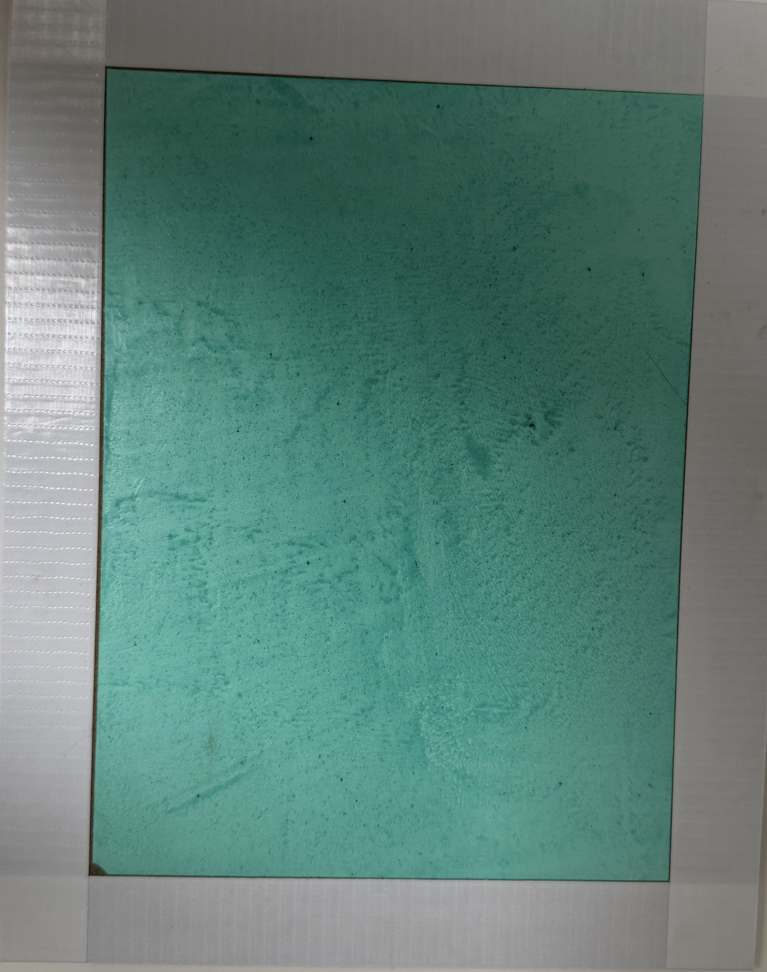 Jade Mist physical Venetian plaster sample.