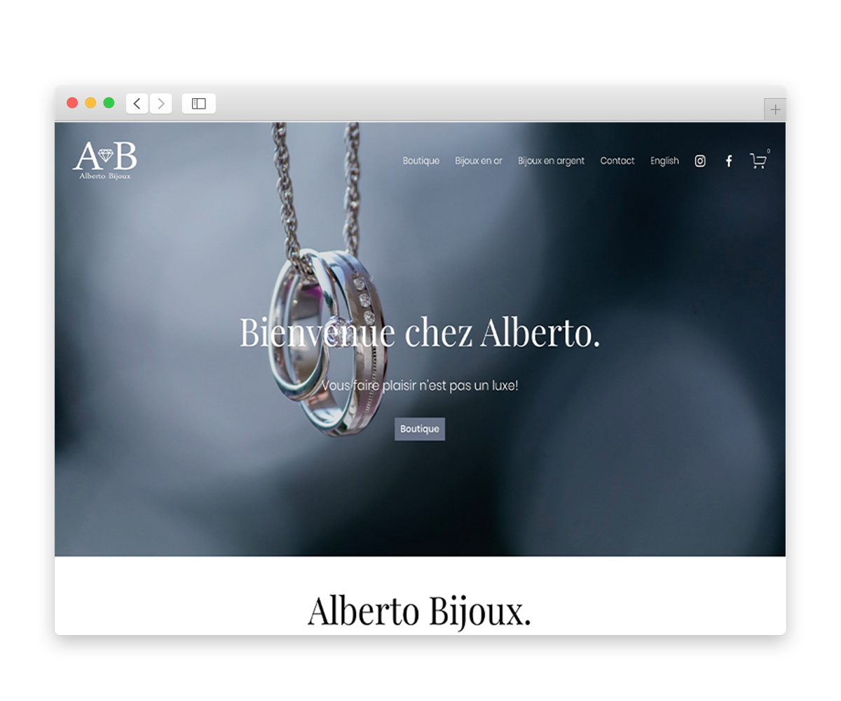Alberto Bijoux E-commerce