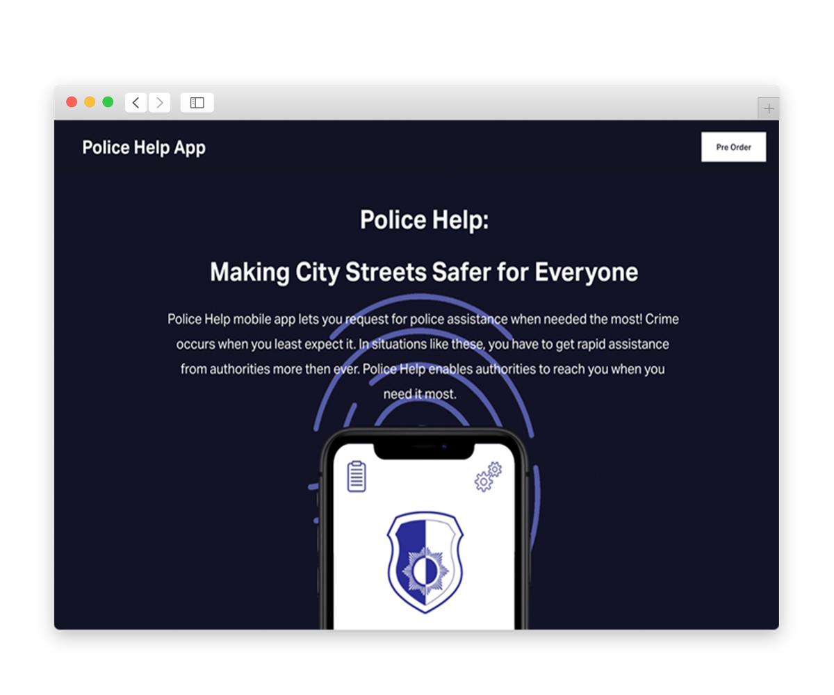 Police Help App