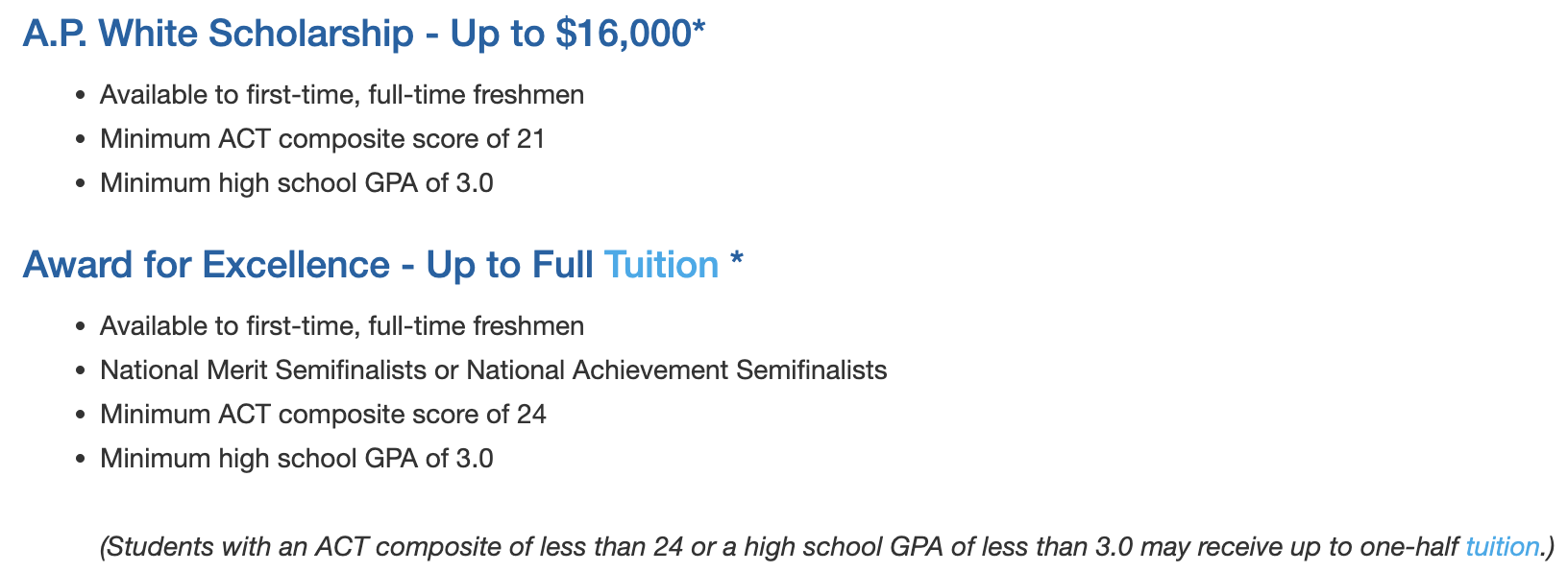 Lindsey Wilson College Scholarships