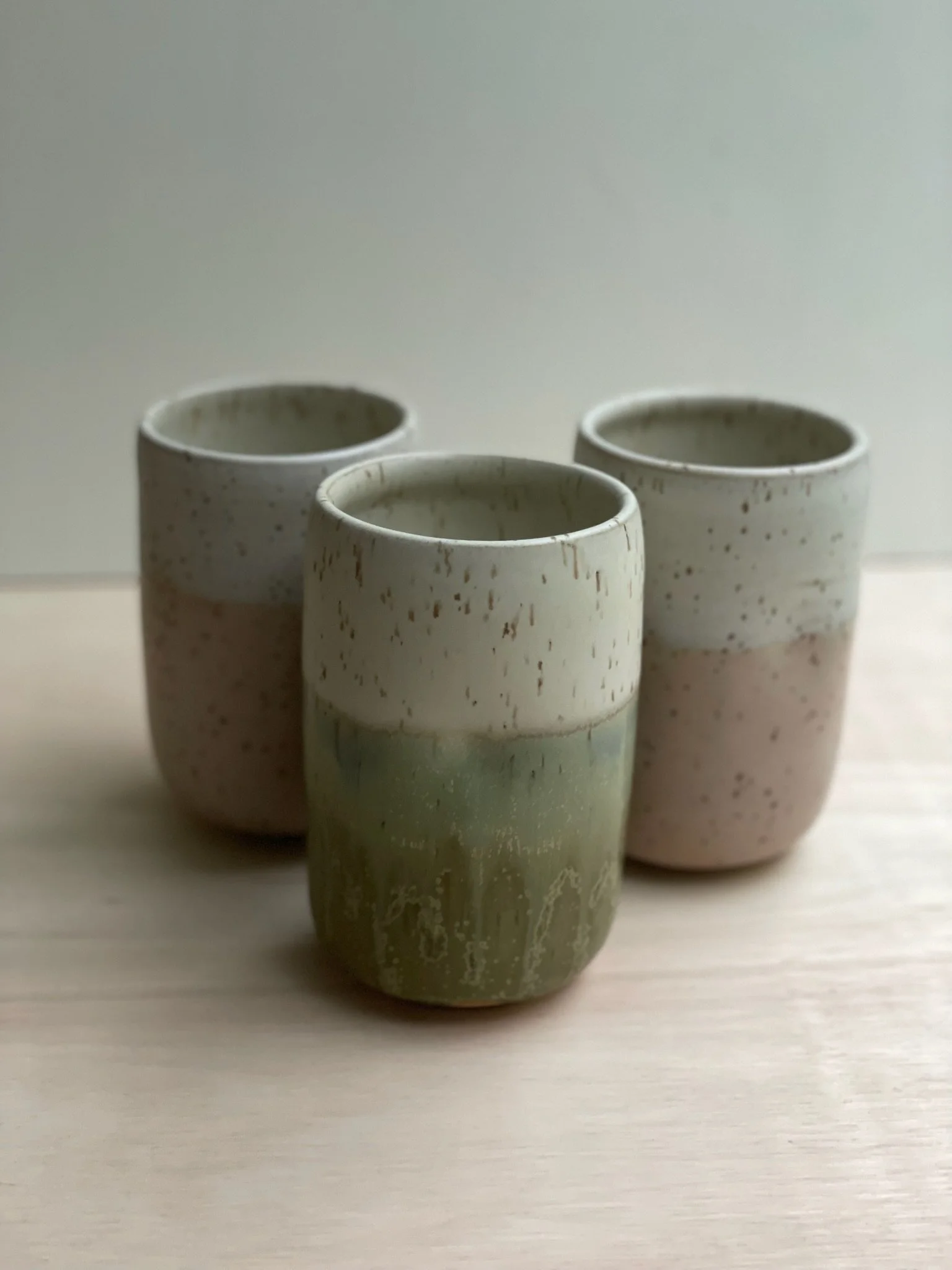 Stoneware thumblers