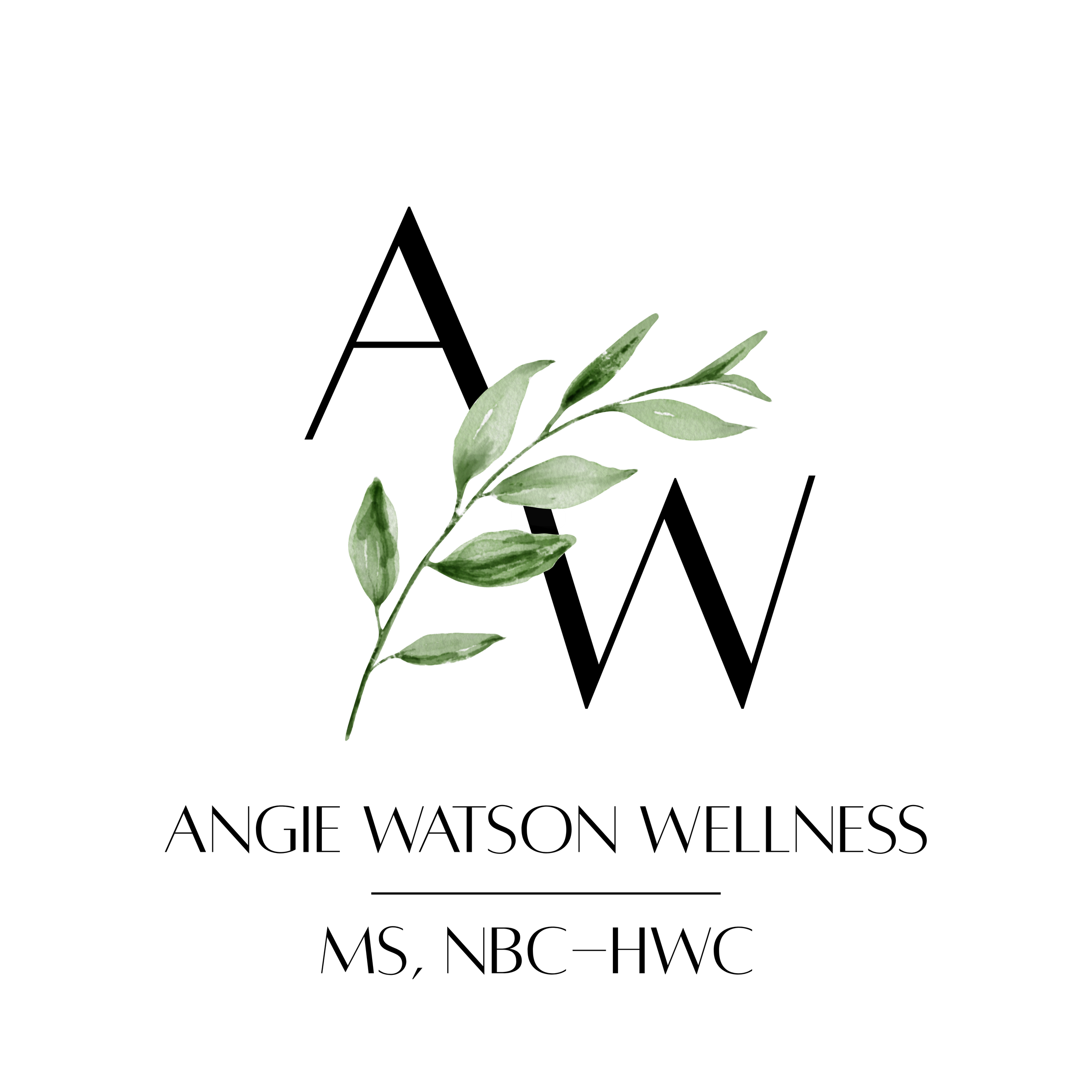 Angie Watson Wellness logo.