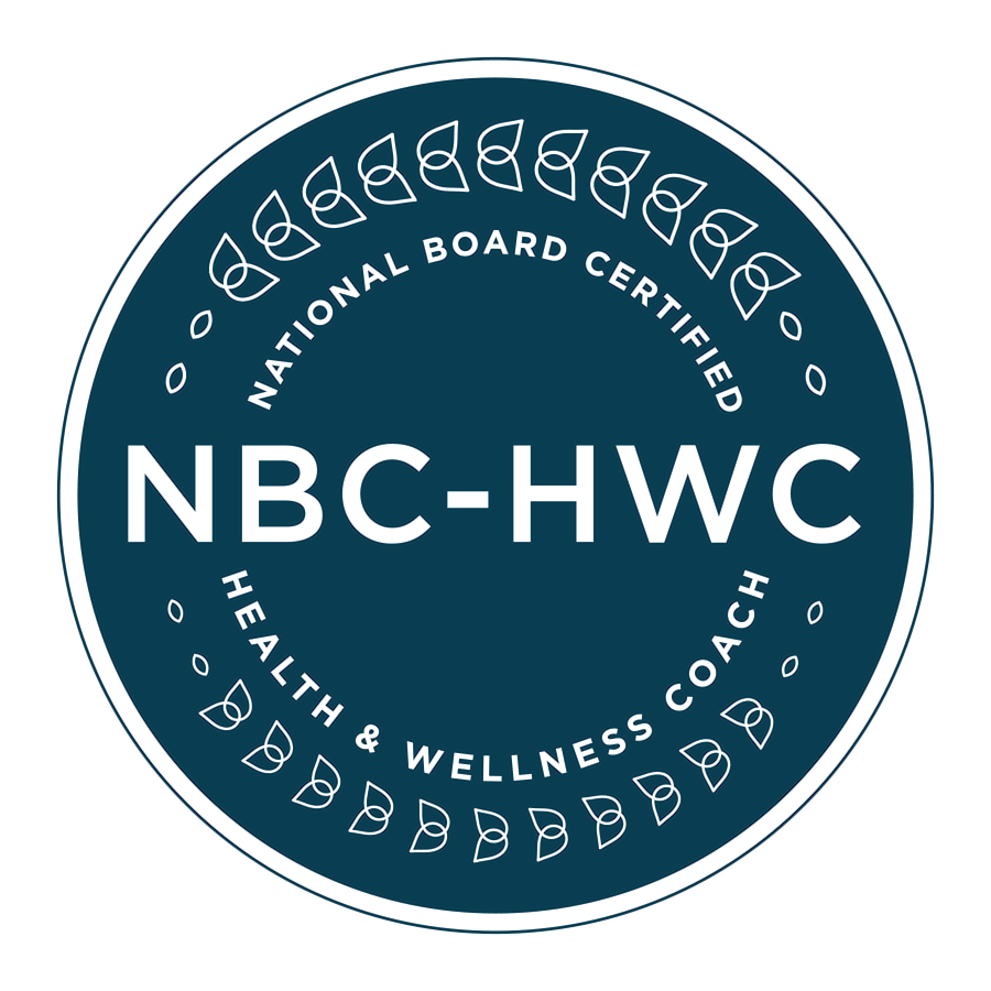 National Board Certified Health & Wellness Coach (NBC-HWC) credential logo.