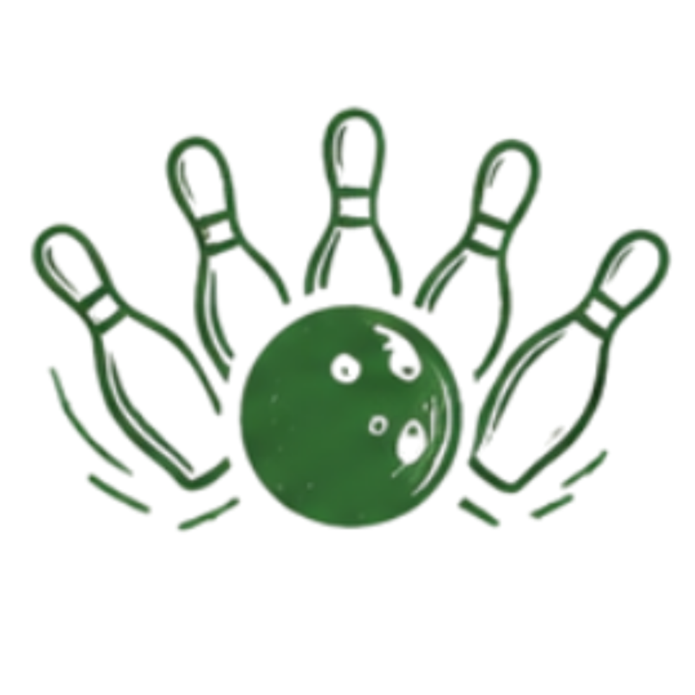 Duckpin bowling icon representing Brunswick duckpin lanes at Hoppin' Gulch in Nashville.