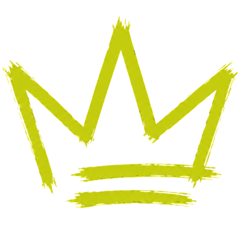 Hoppin' crown logo used throughout the Hoppin' Nashville brand identity.